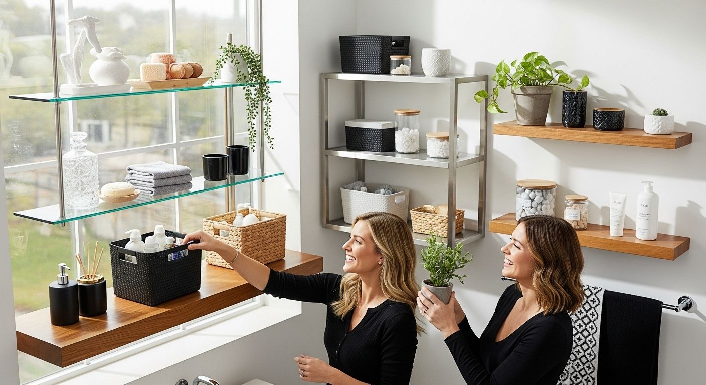 7 Creative Bathroom Shelf Ideas for Smart Storage