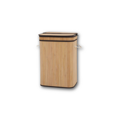 BlushBees® Laundry Hamper with Lid, Large Foldable, made with Natural Bamboo Laundry Basket.