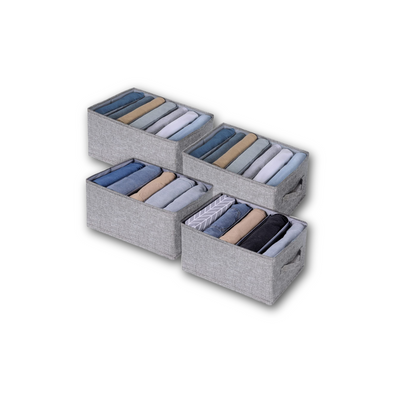 Blushbees 4Pcs Wardrobe Closet Organizers with Support Board, for Shirts, Pants, Sweaters