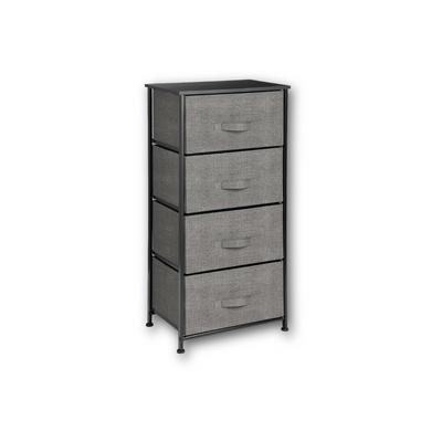 Blushbees Tall Dresser Storage with 4 Removable Fabric Drawers.
