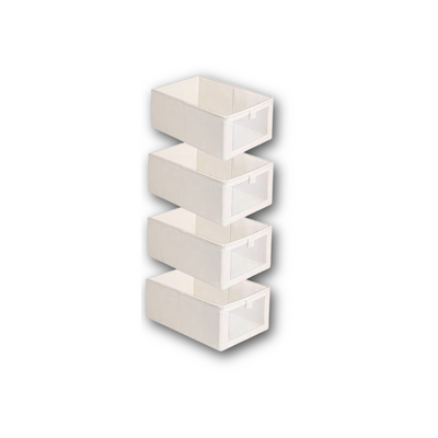 Blushbees® 4-Pack Linen Storage Bins - Large with Window