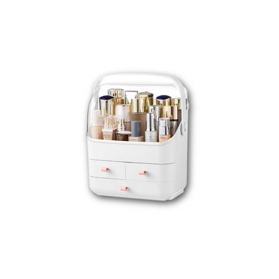 Blushbees® HBlife Waterproof Makeup Organizer - White