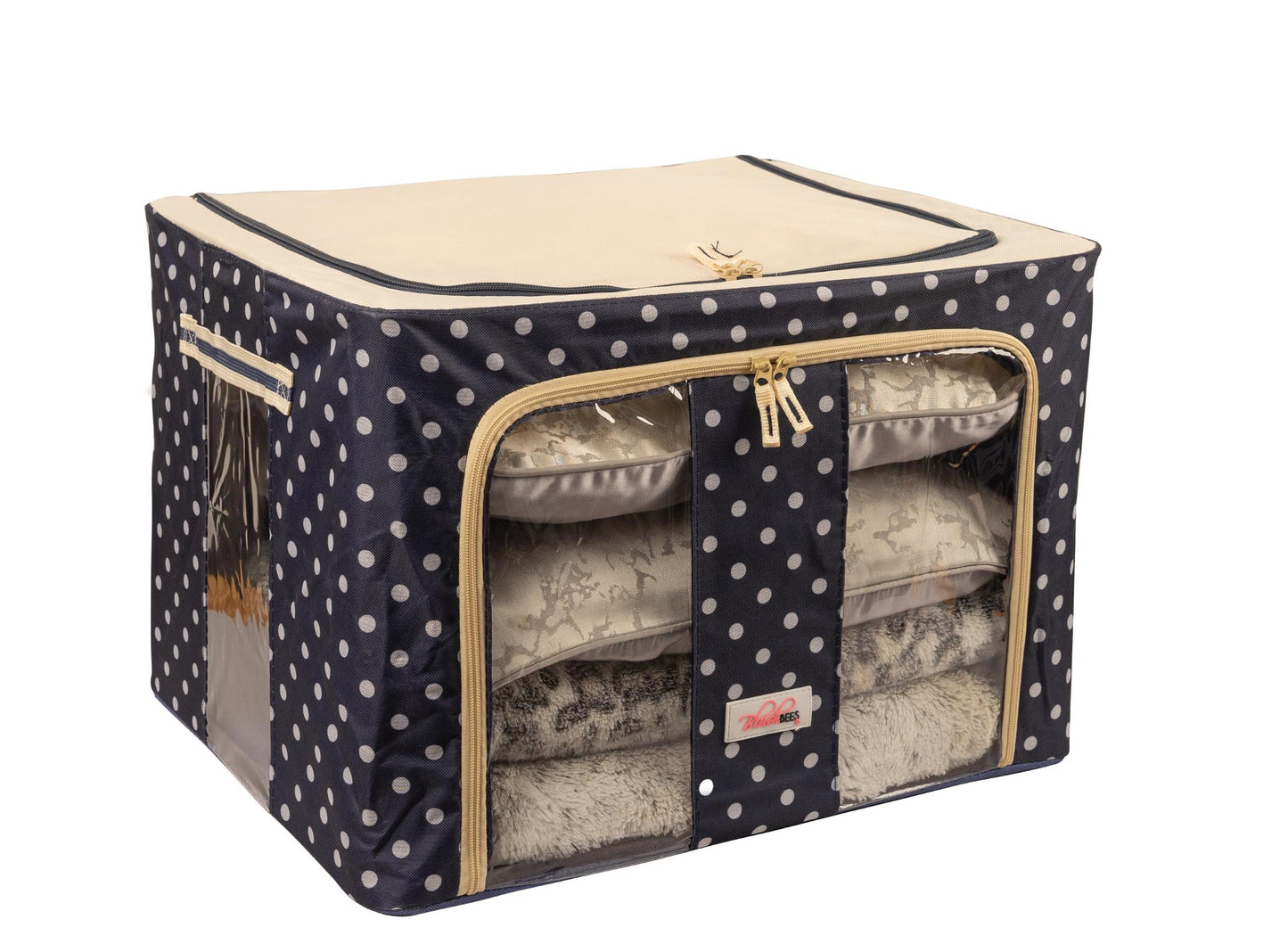 Blushbees® Polka Blue Collapsible Storage Box