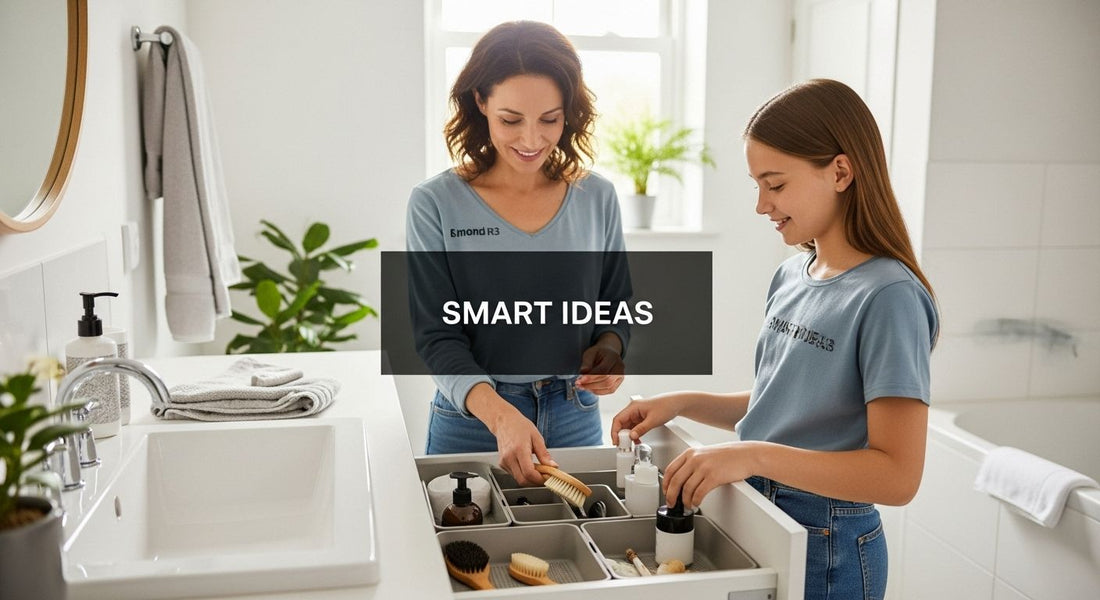organizing bathroom drawers