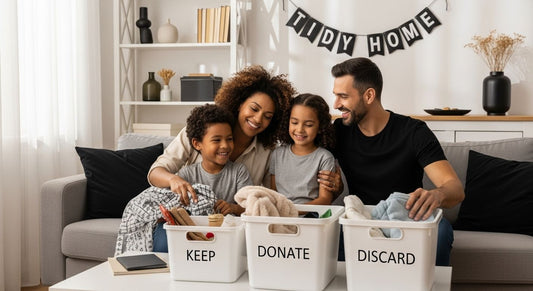 reduce clutter tidy home