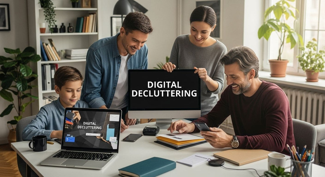 digital decluttering home office
