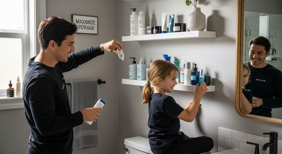 maximize bathroom storage