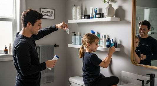 maximize bathroom storage