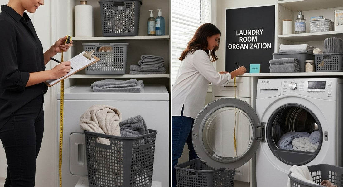 laundry room organization step