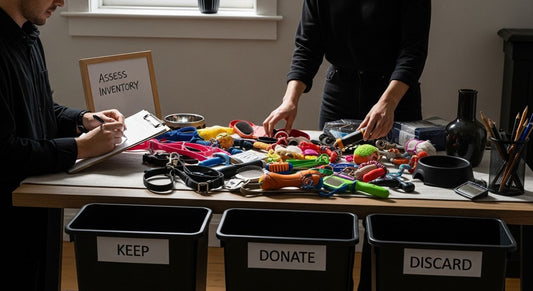 organizing pet supplies inventory