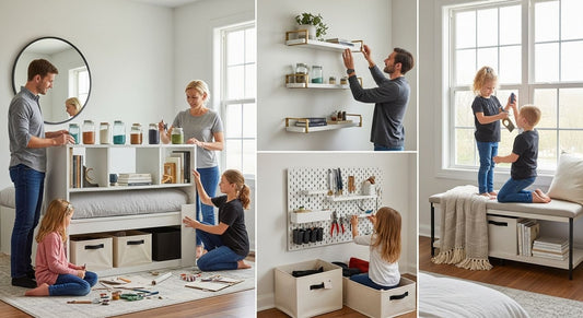 diy storage projects, home organization, family