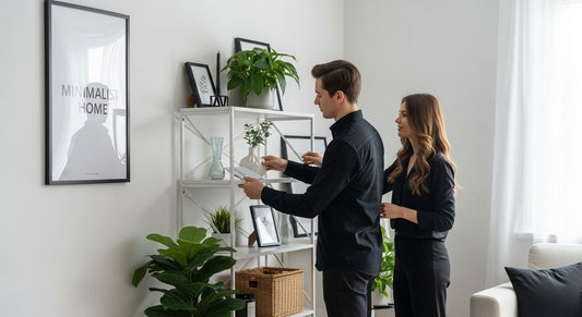 minimalist home organization living