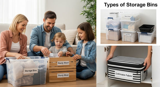 storage bins family home