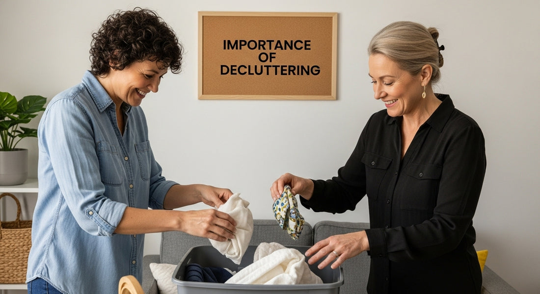 home decluttering family