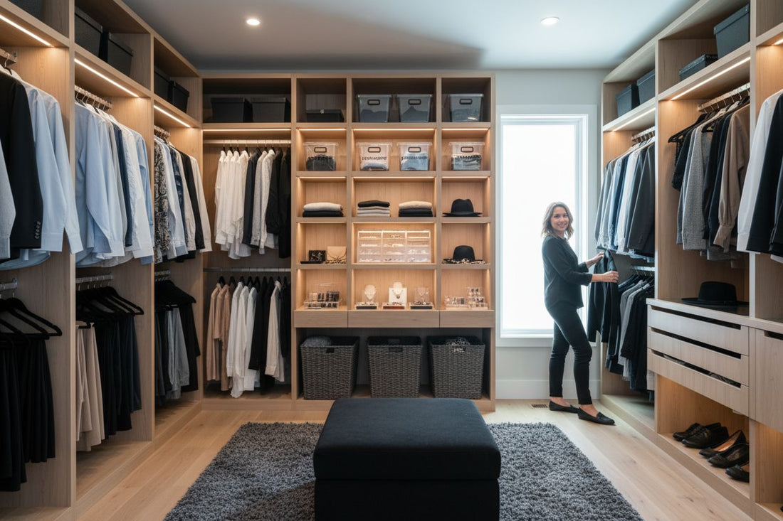 modern closet organization