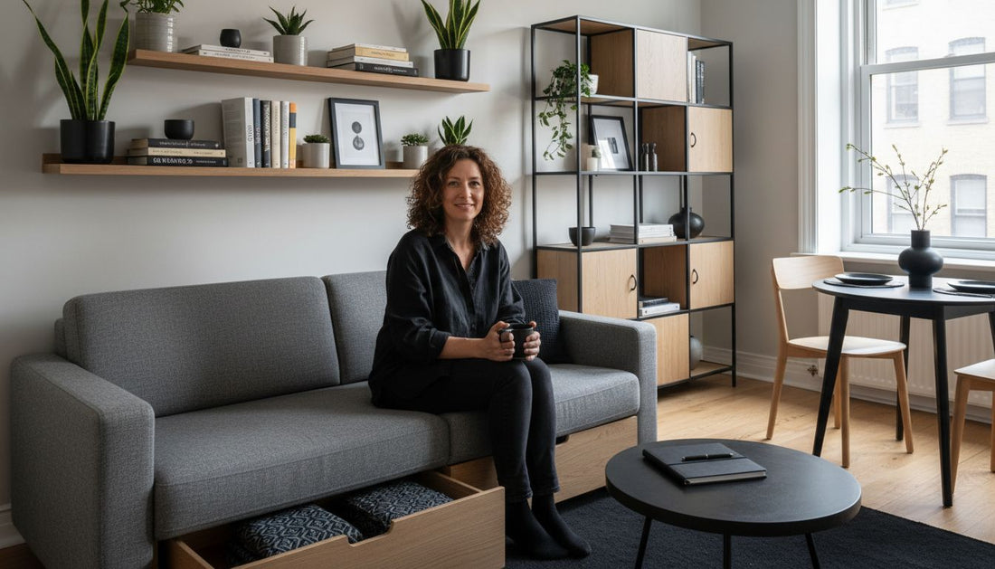 modern small space storage