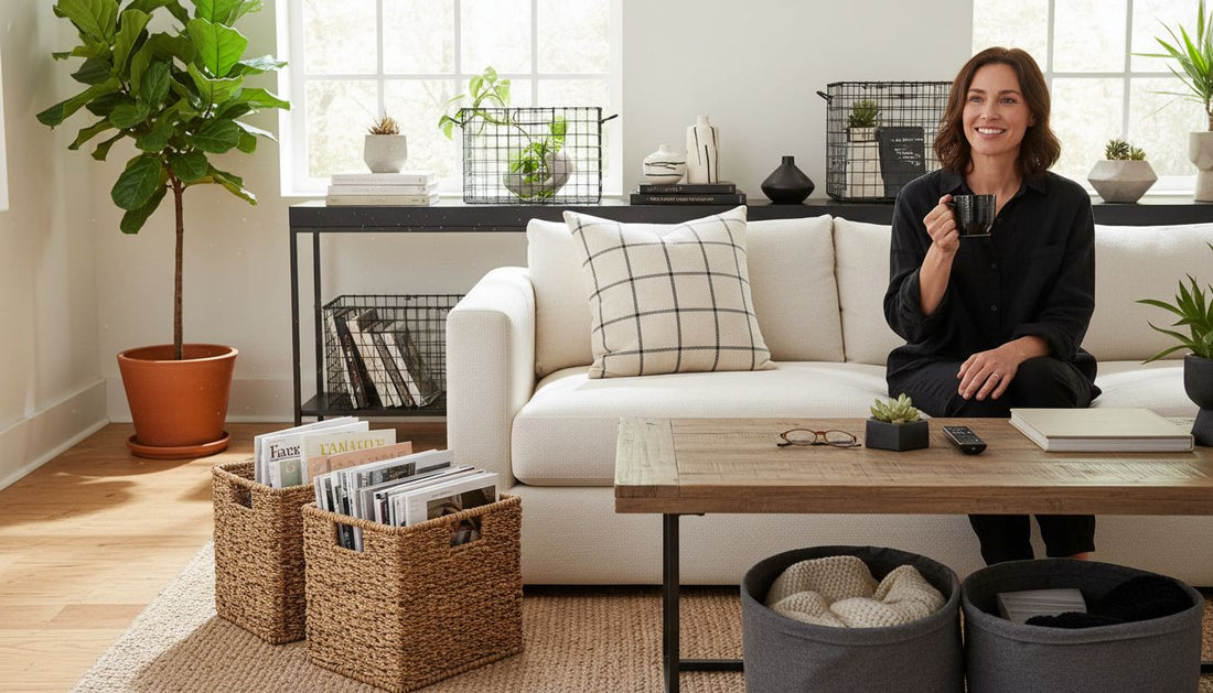 basket home organization