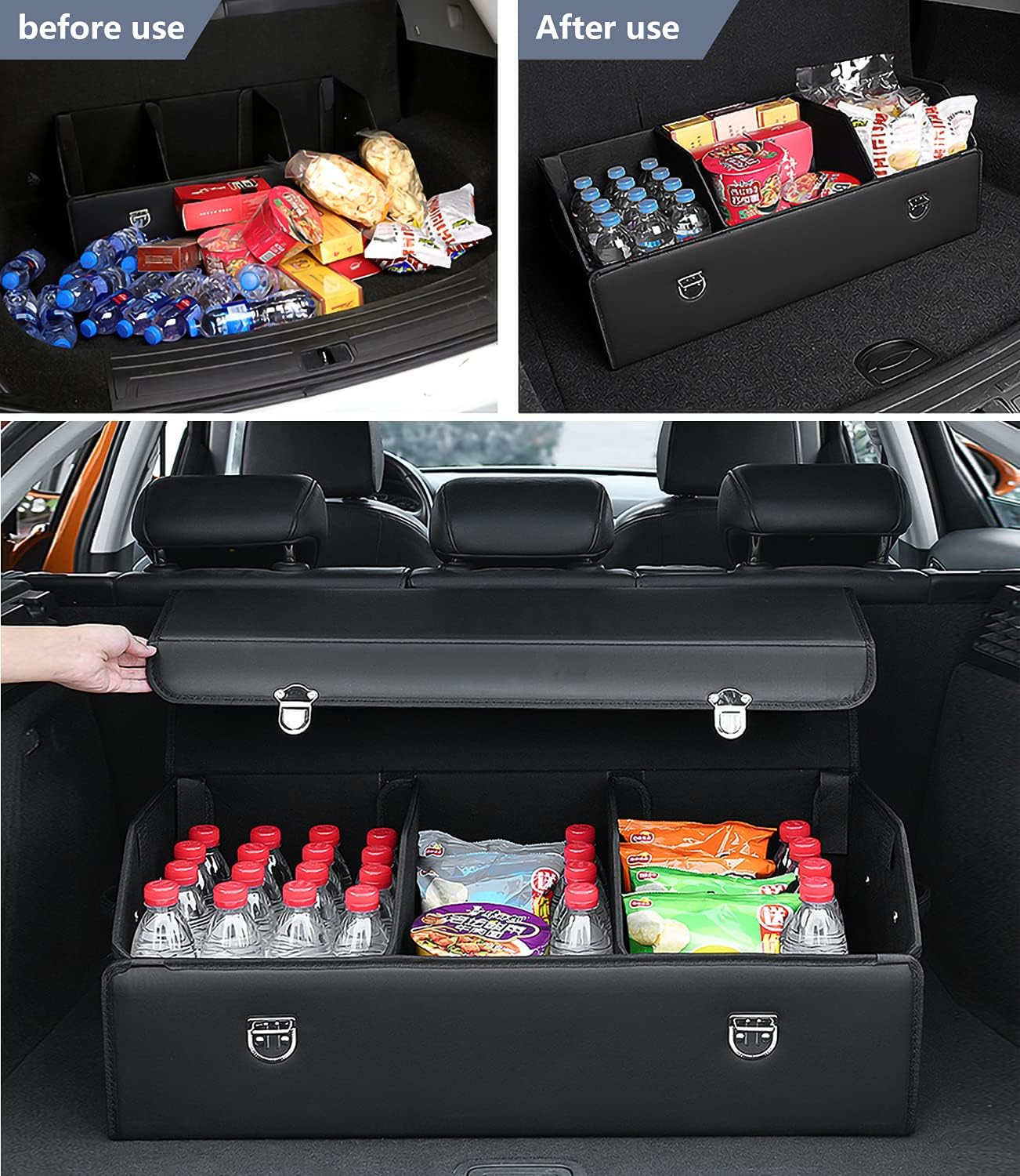 Blushbees Car Storage Organizer - Spacious, Durable, and Foldable