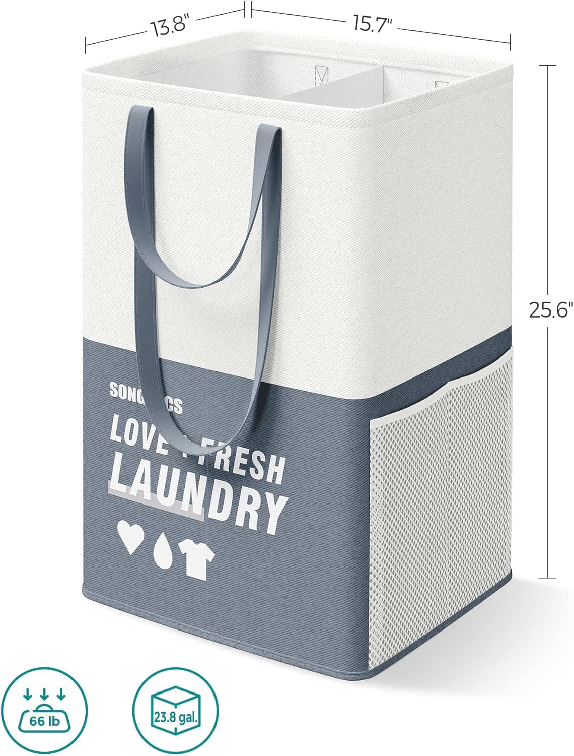 Blushbees® Set of 2 Collapsible Laundry Baskets