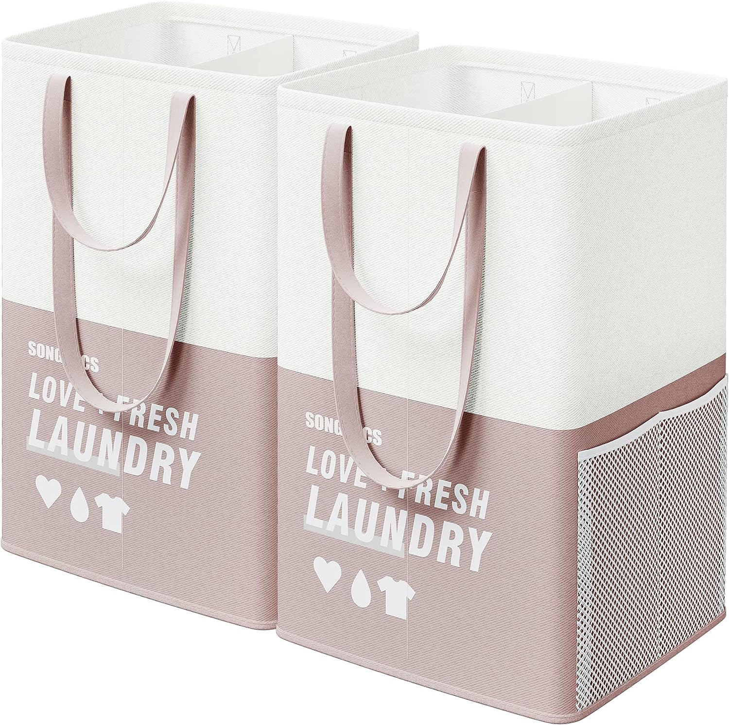 Blushbees® Set of 2 Collapsible Laundry Baskets
