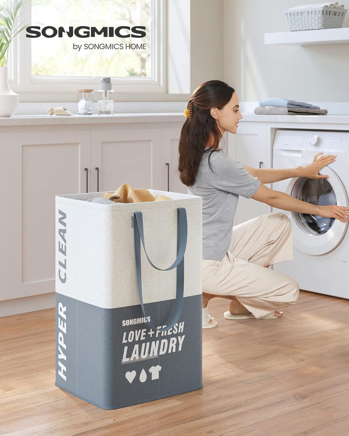 Blushbees® Set of 2 Collapsible Laundry Baskets
