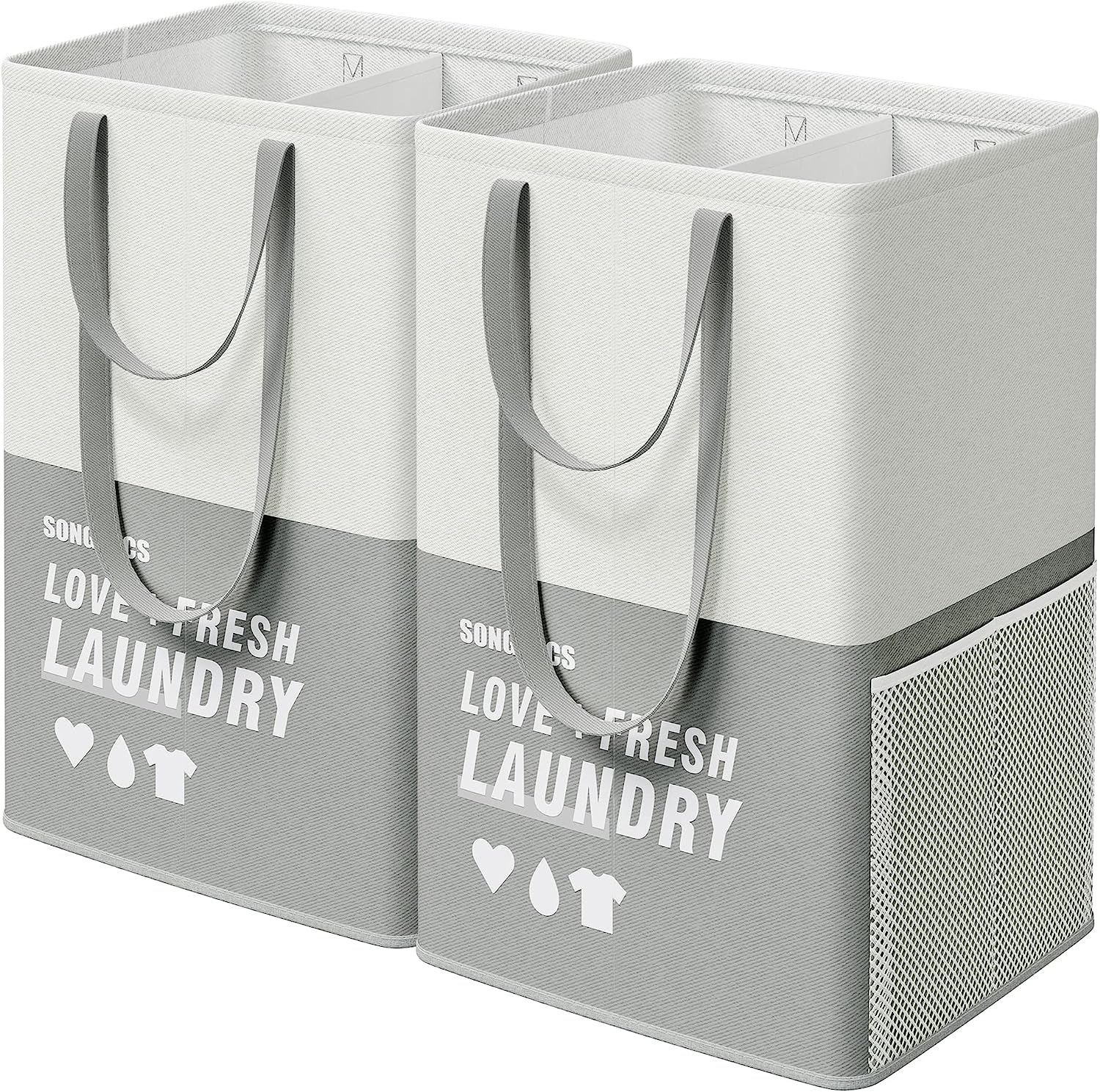 Blushbees® Set of 2 Collapsible Laundry Baskets