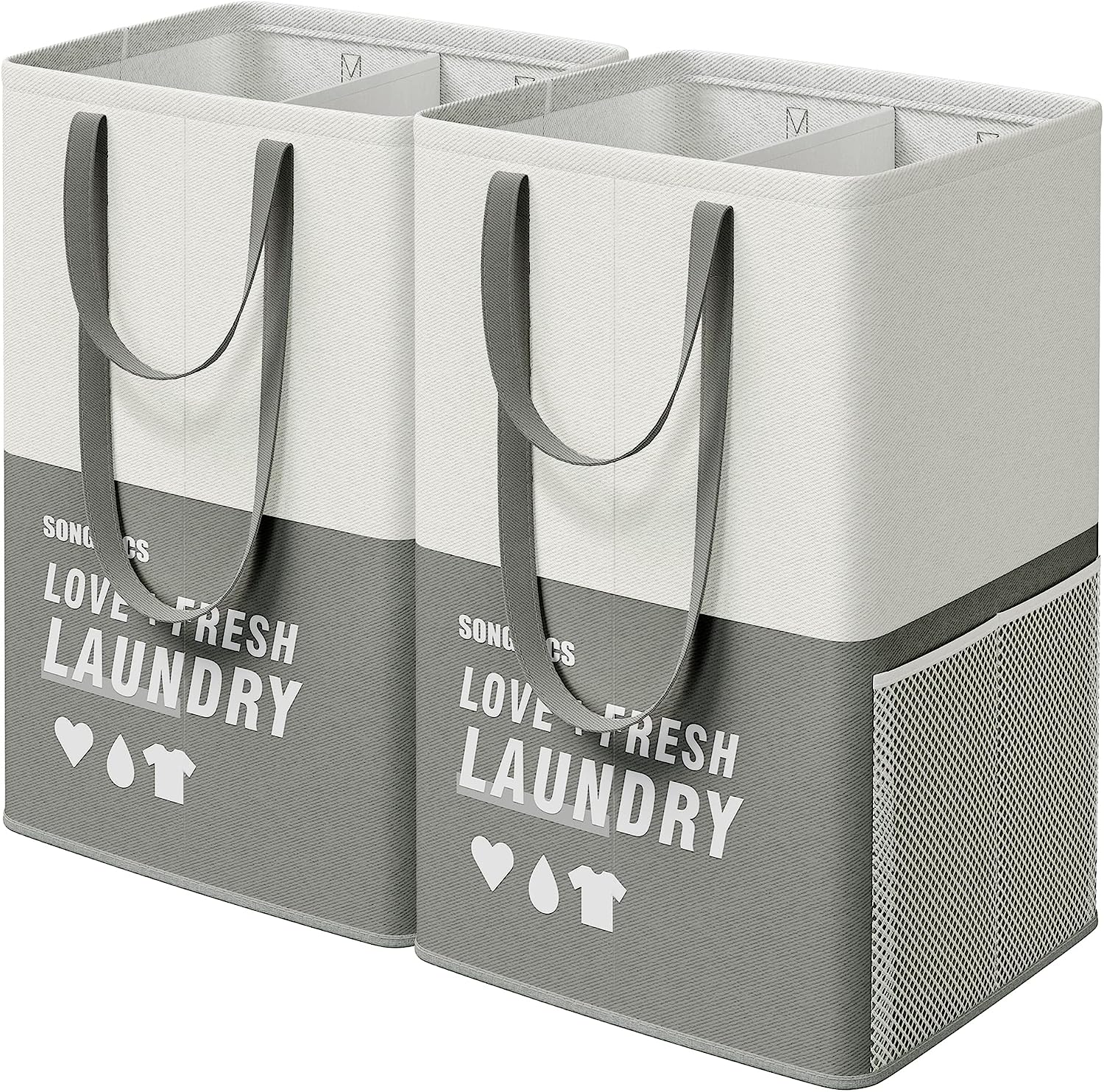 Blushbees® Set of 2 Collapsible Laundry Baskets