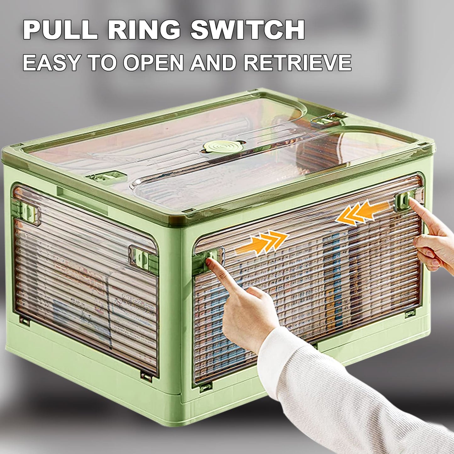 BlushBees® Storage Containers, For Clothes, Blankets, Kitchen Items, with 4 Wheels