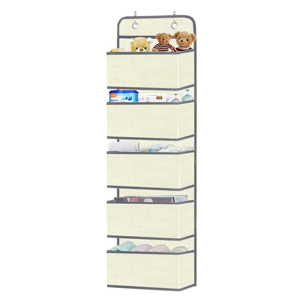 Blushbees® 5-Pocket Over-the-Door Organizer - Gray
