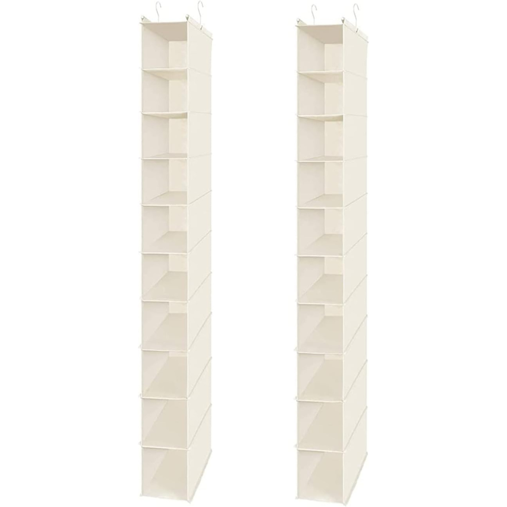 Blushbees® 10-Shelf Hanging Shoe Organizer - Pack of 2