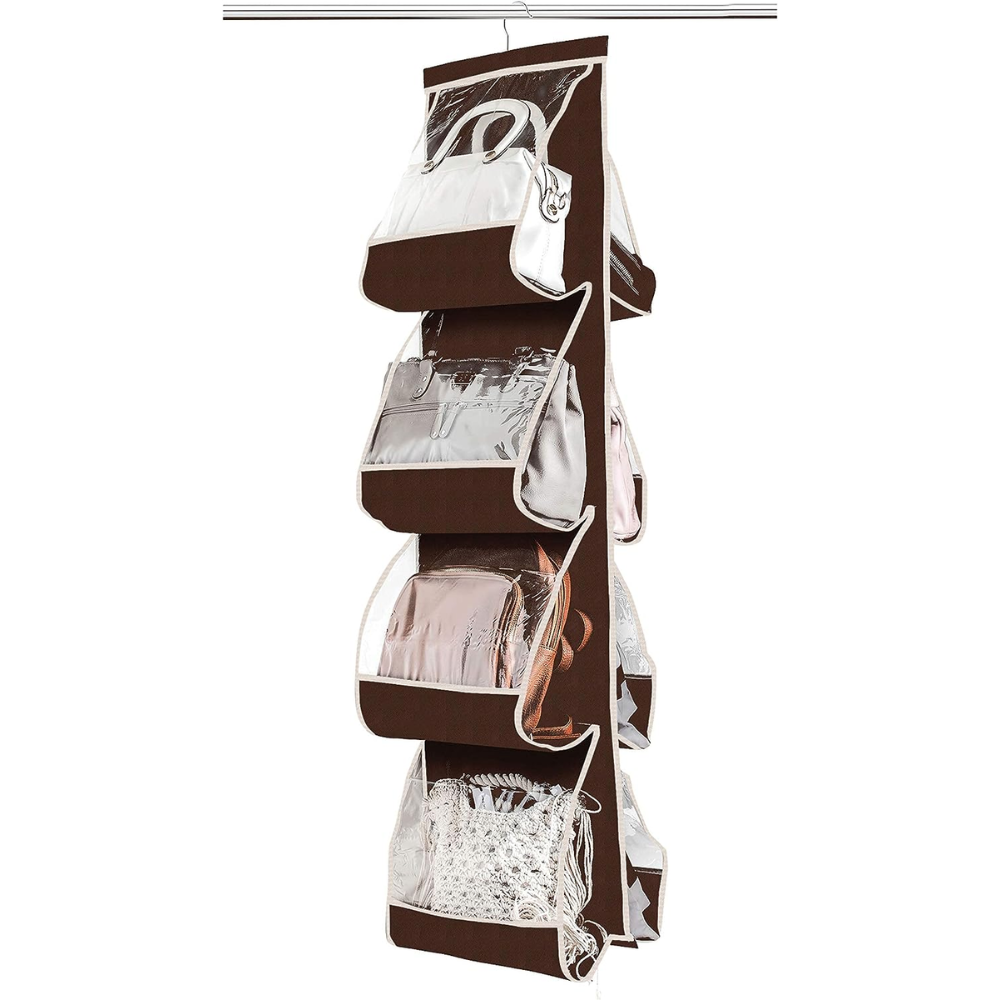 Blushbees® Java Hanging Purse Organizer - 8 Clear Pockets