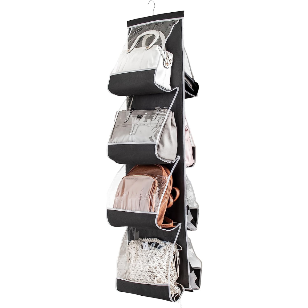 Blushbees® Java Hanging Purse Organizer - 8 Clear Pockets