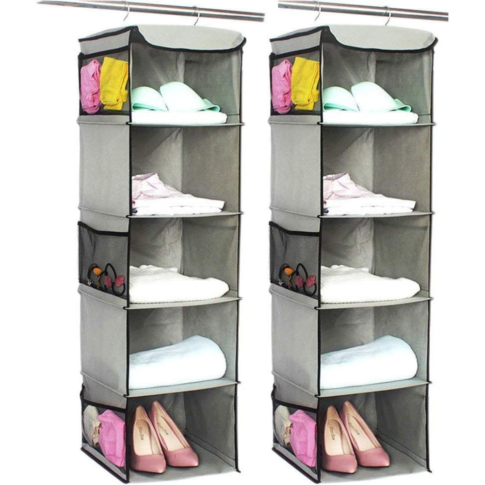 Blushbees® 5-Shelf Hanging Closet Organizer - 2 Pack