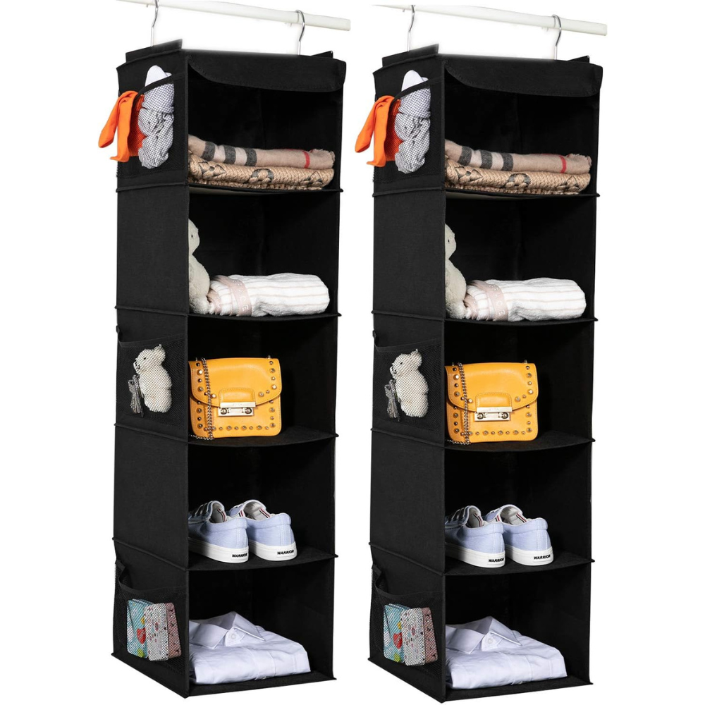 Blushbees® 5-Shelf Hanging Closet Organizer - 2 Pack