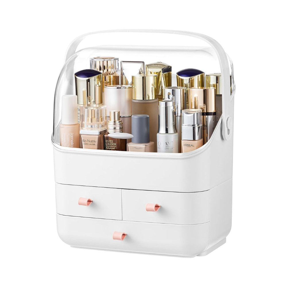 Blushbees® HBlife Waterproof Makeup Organizer - White