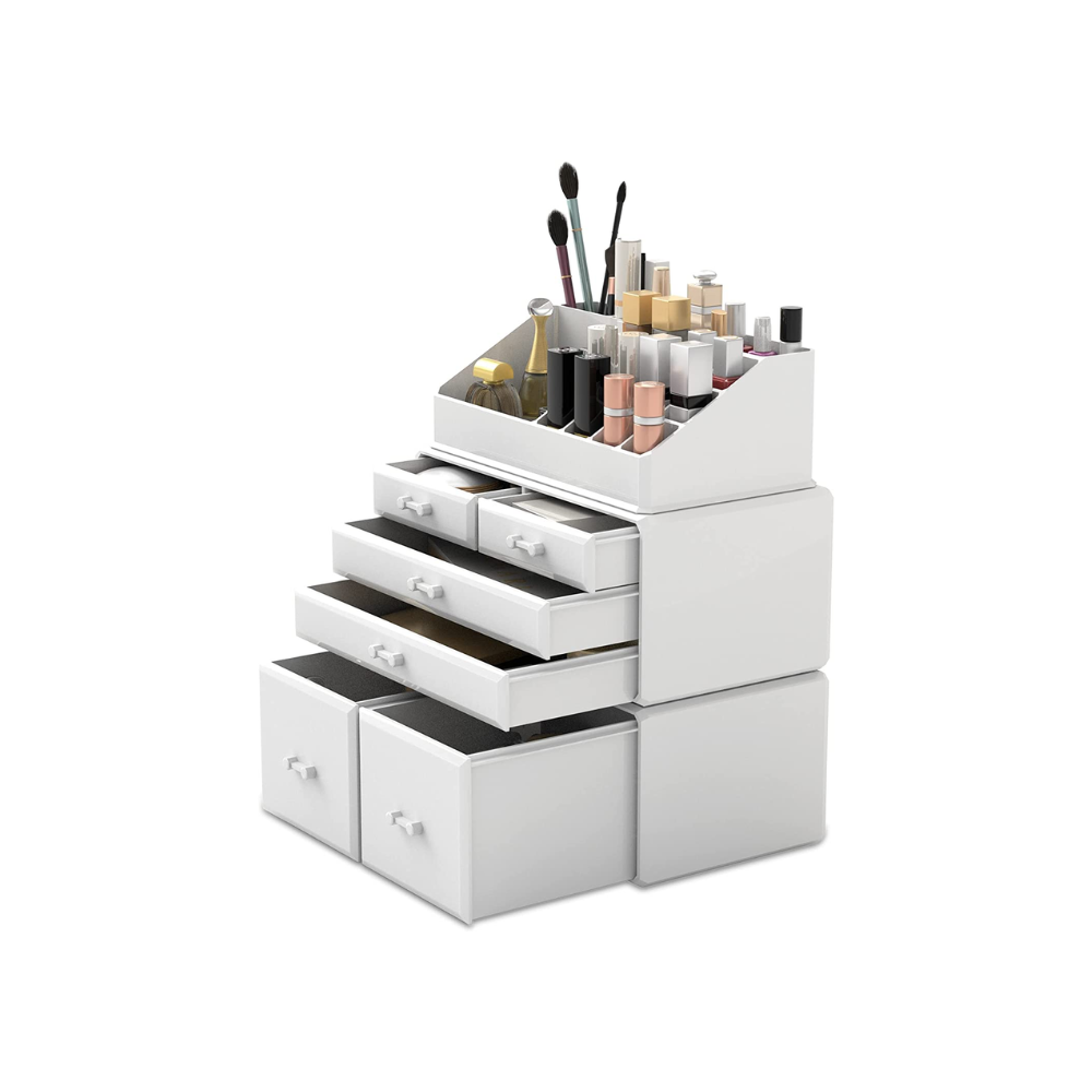 Blushbees® 3-Piece Makeup Organizer with 6 Drawers