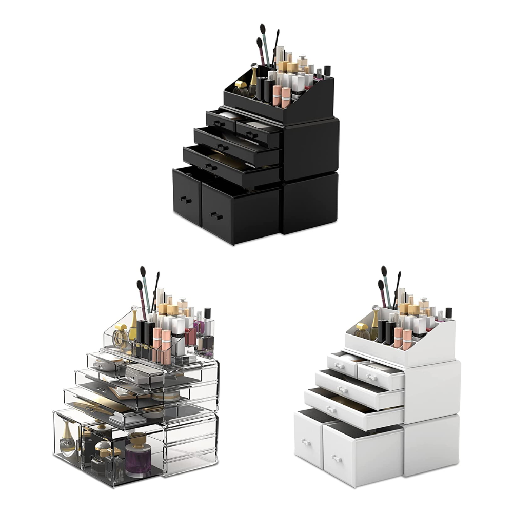 Blushbees® 3-Piece Makeup Organizer with 6 Drawers