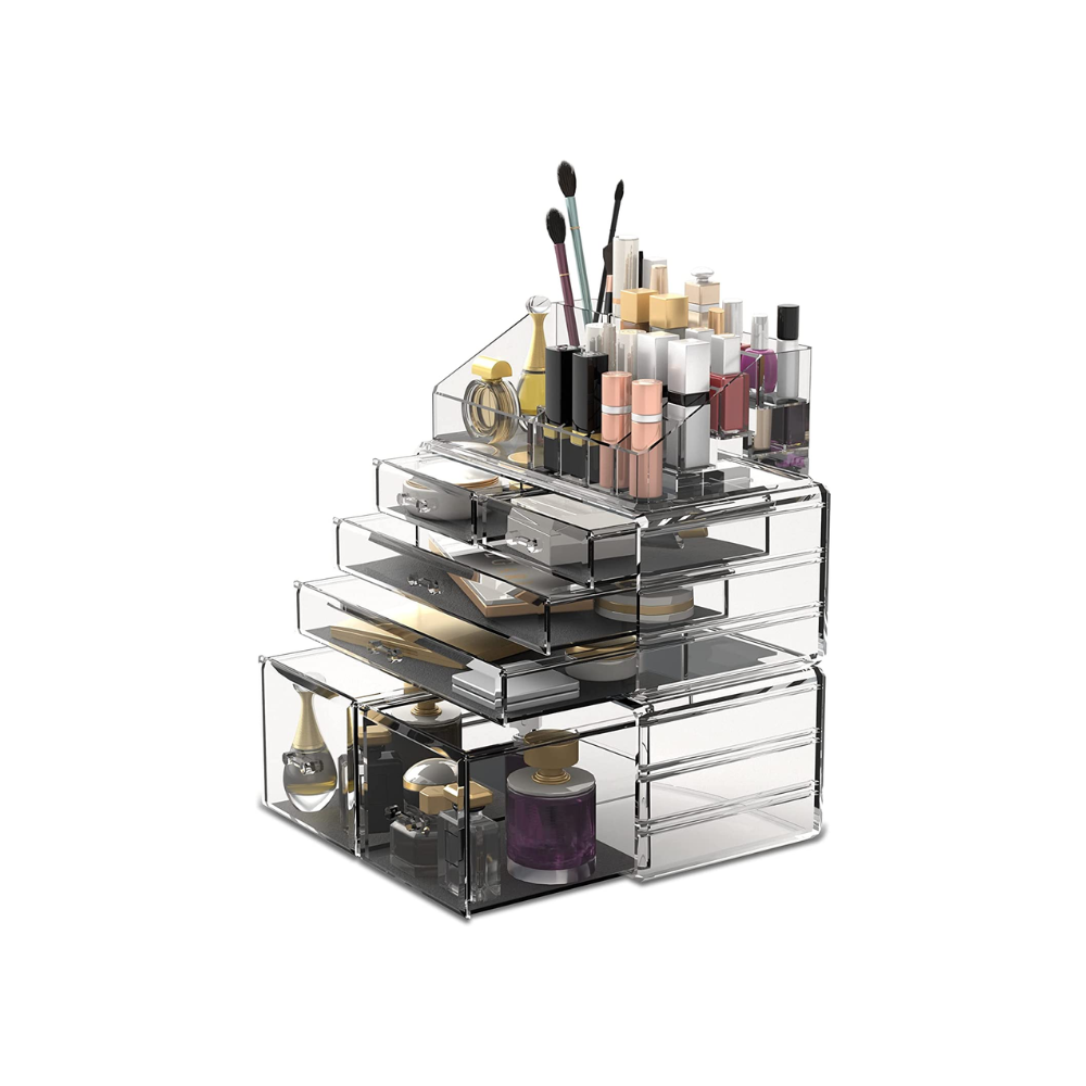 Blushbees® 3-Piece Makeup Organizer with 6 Drawers