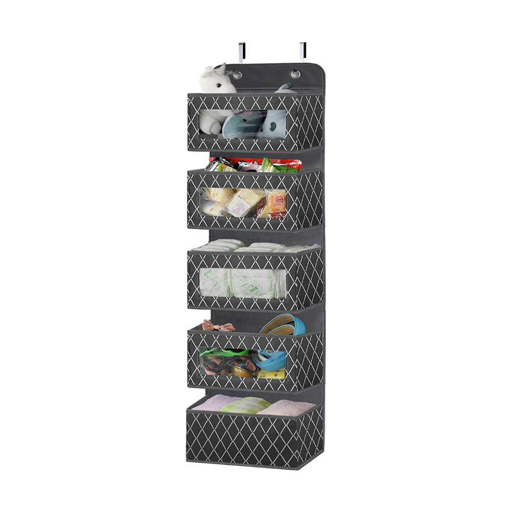 Blushbees® 5-Pocket Over-the-Door Organizer - Gray