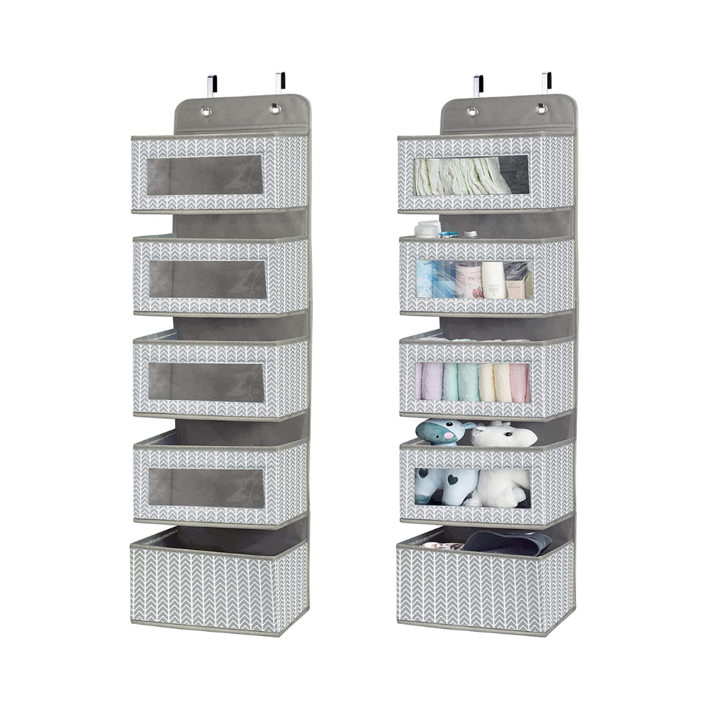 Blushbees® 5-Pocket Over-the-Door Organizer - Gray