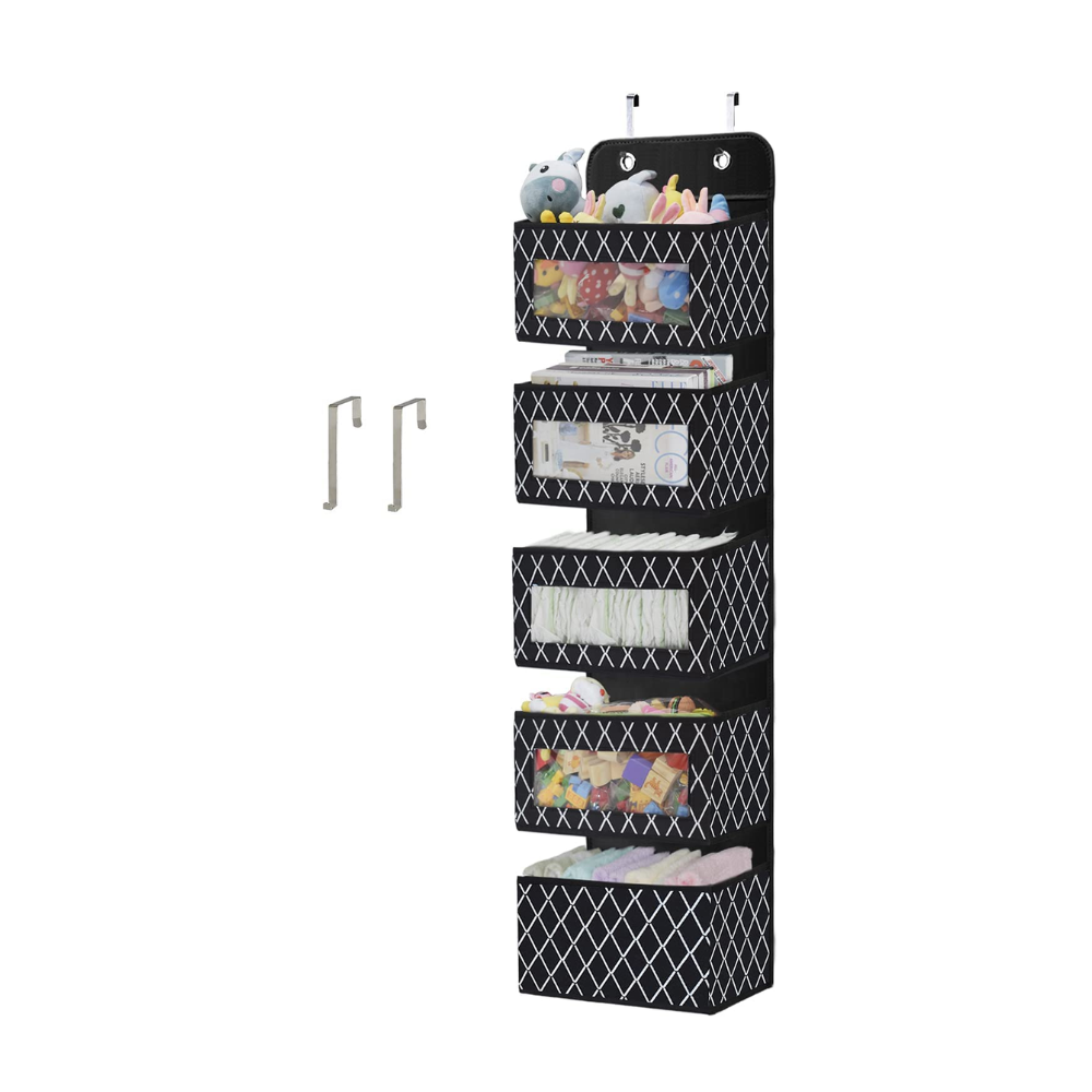 Blushbees® 5-Pocket Over-the-Door Organizer - Gray