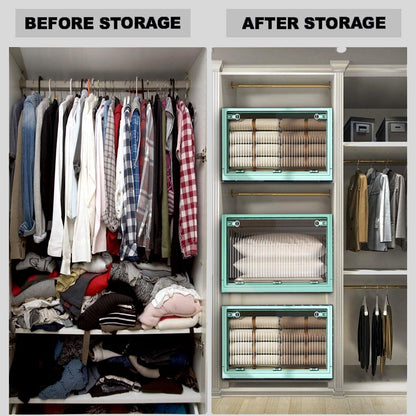 BlushBees® Storage Containers, For Clothes, Blankets, Kitchen Items, with 4 Wheels