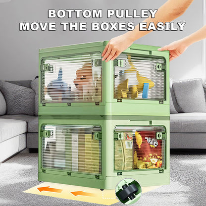 BlushBees® Storage Containers, For Clothes, Blankets, Kitchen Items, with 4 Wheels