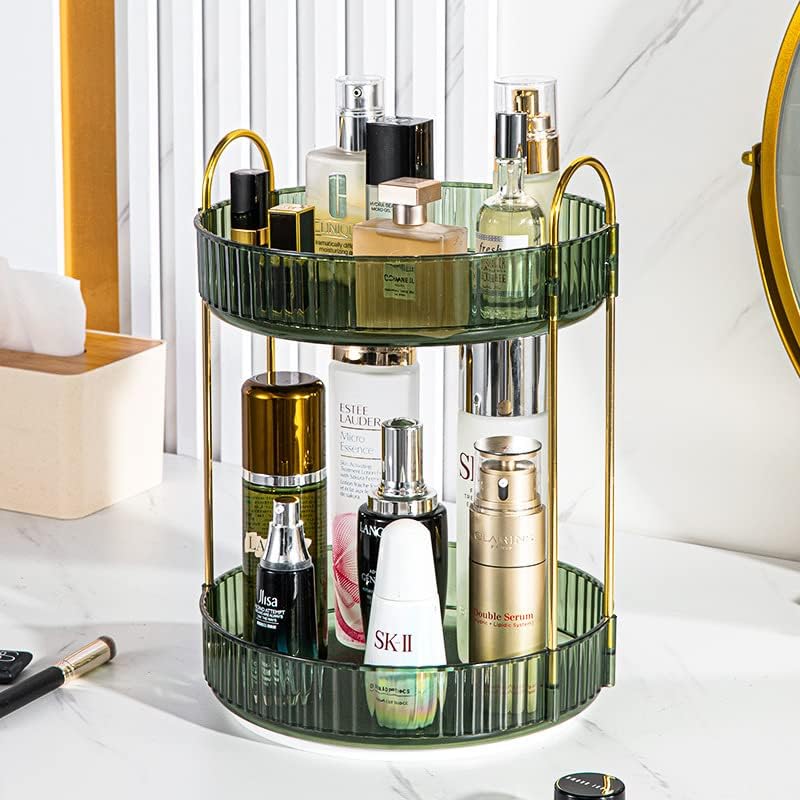 Blushbees® 360° Rotating Makeup Organizer - 3 Tiers, Green