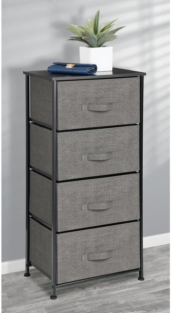 Blushbees Tall Dresser Storage with 4 Removable Fabric Drawers.