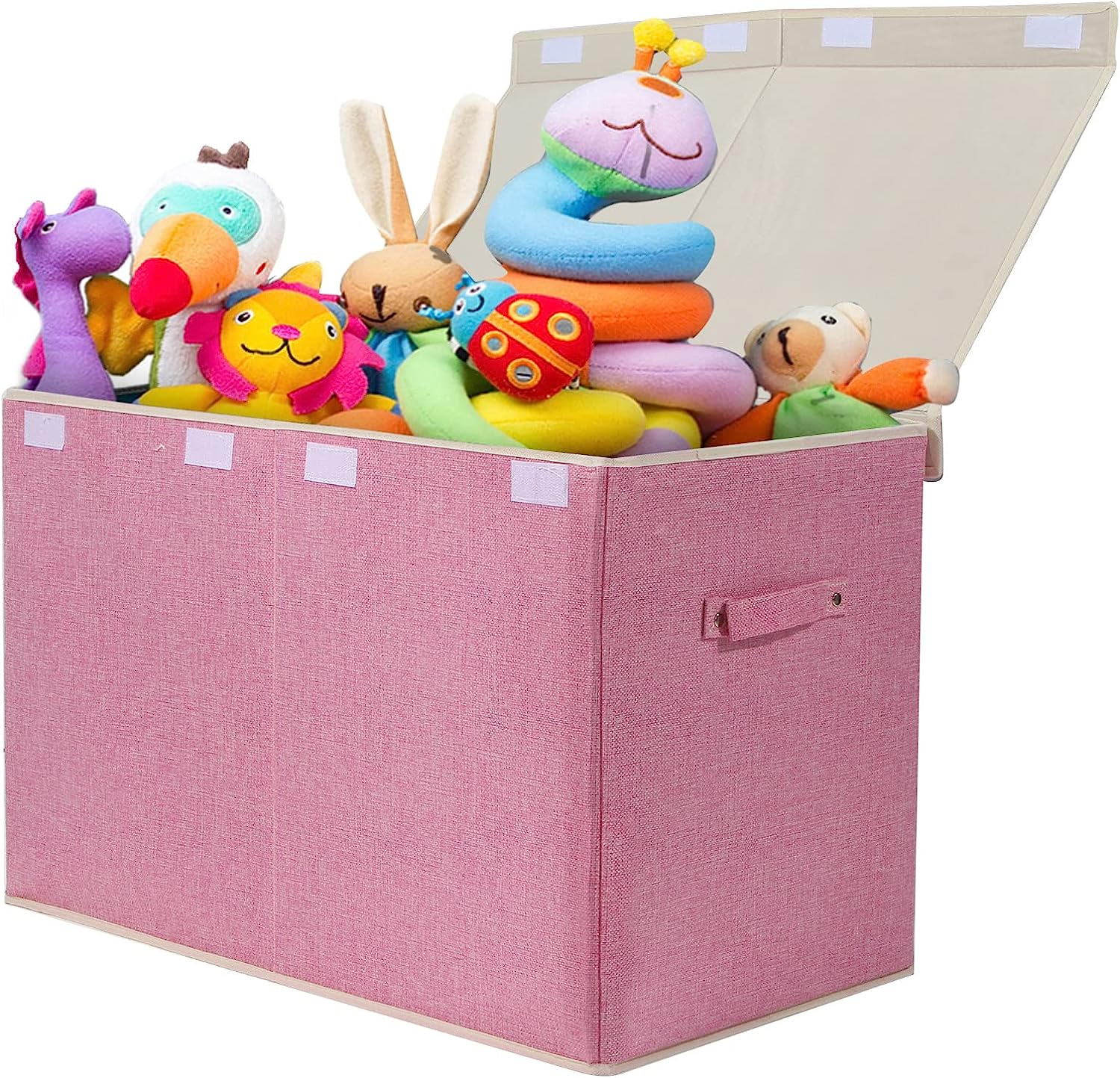 Blushbees® Large Toy Box Chest Storage - Linen Beige