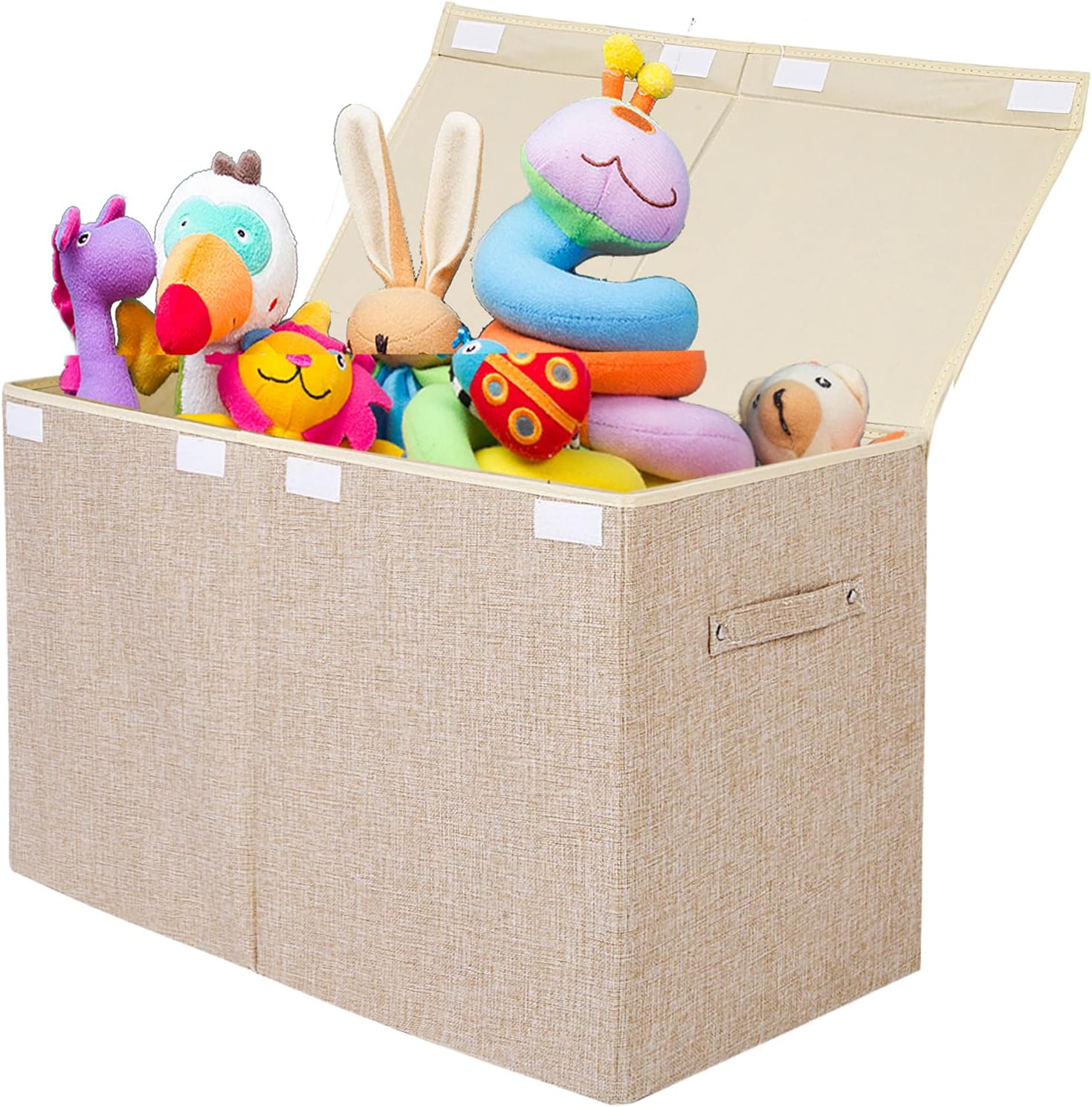 Blushbees® Large Toy Box Chest Storage - Linen Beige