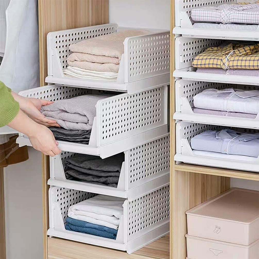 Blushbees® 4-Pack Folding Closet Organizers - White
