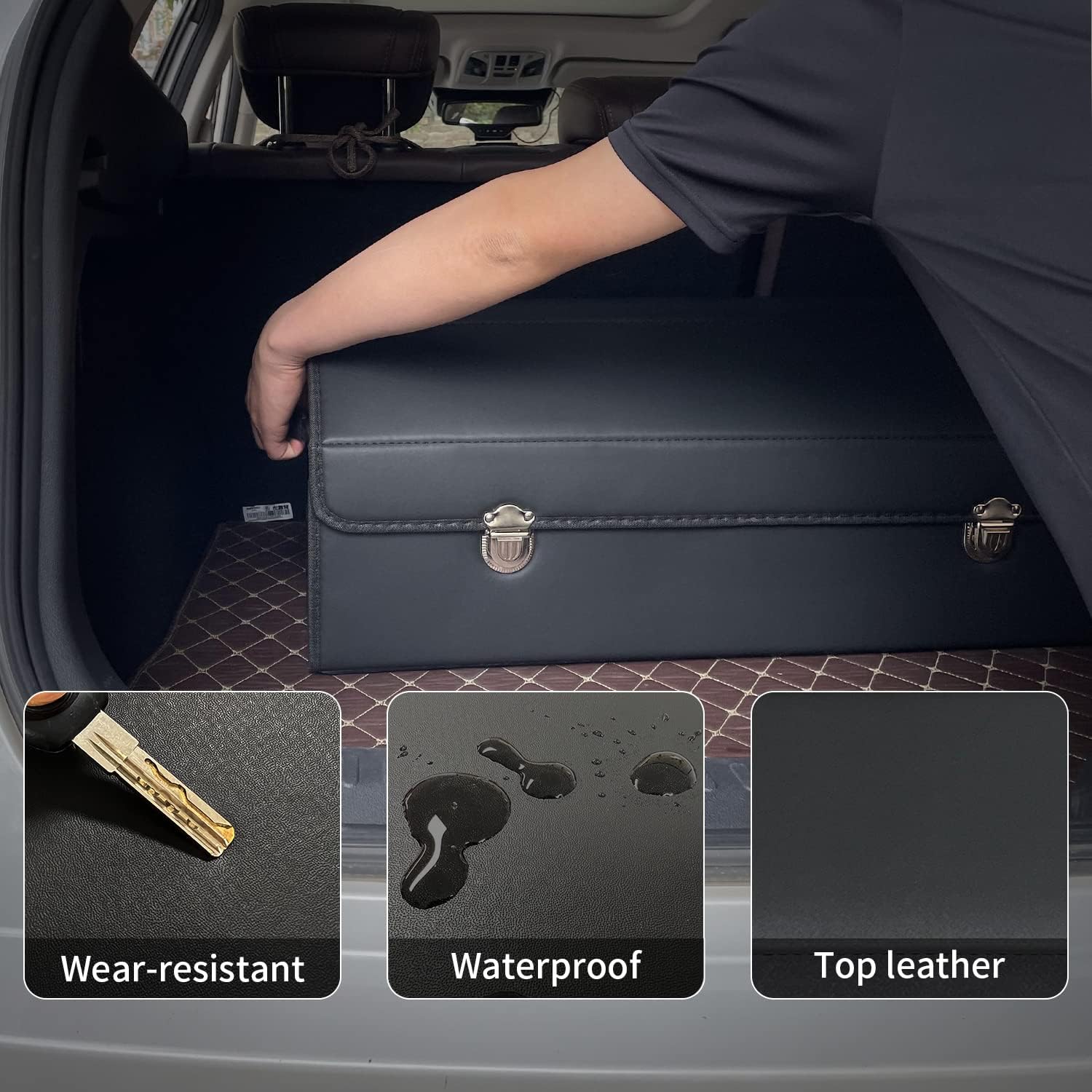 Blushbees Car Storage Organizer - Spacious, Durable, and Foldable 