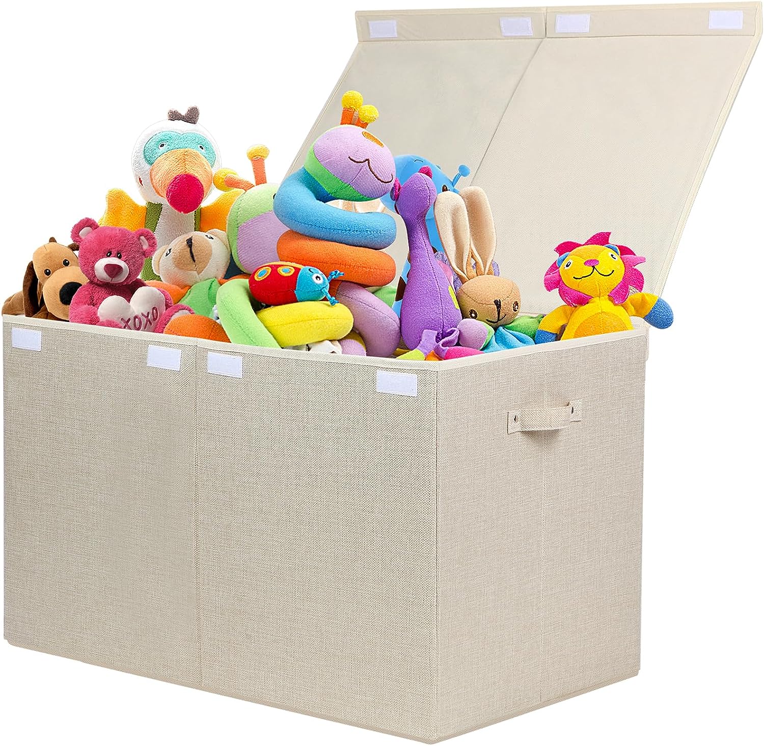 Blushbees® Large Toy Box Chest Storage - Linen Beige